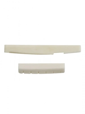 Overtone Cow Bone Acoustic Nut/Sadle Set