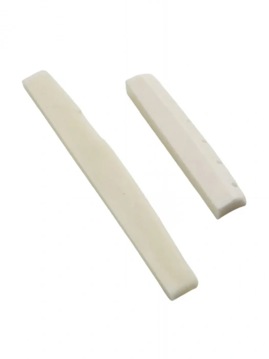 Overtone Cow Bone Acoustic Nut/Sadle Set