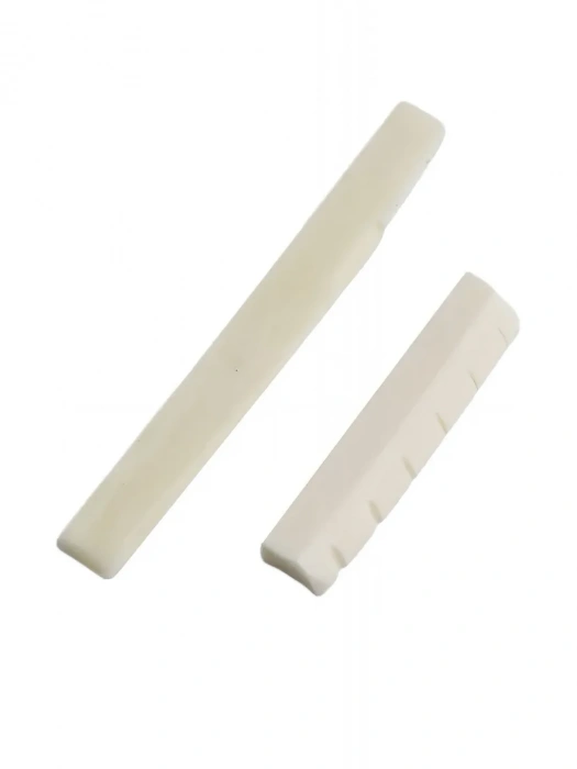 Overtone Cow Bone Acoustic Nut/Sadle Set