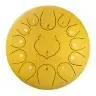Глюкофон Hluru Huashu THD13-12 Golden 12" (30см) 13 нот Tongue Drum Carbon Steel