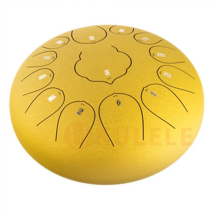 Hluru Huashu THD13-12 Golden 12" (30см) 13 нот Tongue Drum Carbon Steel
