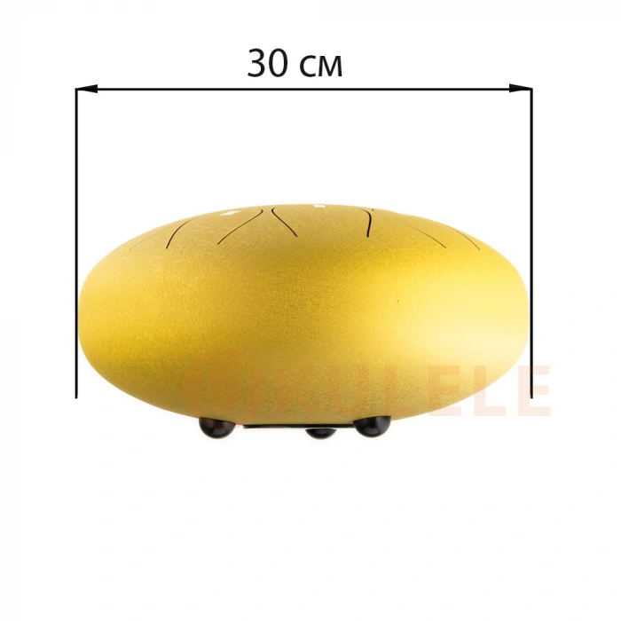Глюкофон Глюкофон Hluru Huashu THD13-12 Golden 12" (30см) 13 нот Tongue Drum Carbon Steel