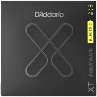 D'Addario XTE0946 Electric Nickel Plated Steel Super Light Top/Regular Bottom 09-46