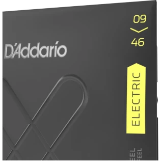 D'Addario XTE0946 Electric Nickel Plated Steel Super Light Top/Regular Bottom 09-46