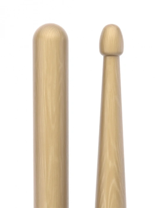 Барабанні палички Барабанні палички Promark Rebound 5AB Long Lacquered Hickory Acorn Wood Tip