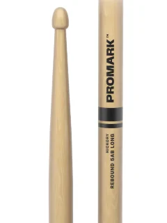 Promark Rebound 5AB Long Lacquered Hickory Acorn Wood Tip