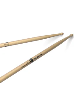 Promark Rebound 5AB Long Lacquered Hickory Acorn Wood Tip