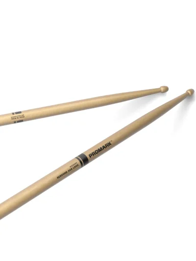 Барабанні палички Promark Rebound 5AB Long Lacquered Hickory Acorn Wood Tip