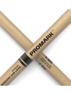 Promark Rebound 5AB Long Lacquered Hickory Acorn Wood Tip