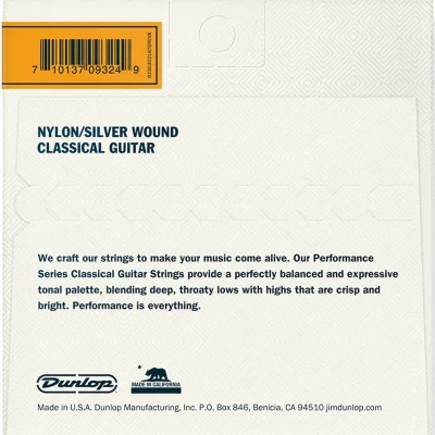 Струни Dunlop DCV100NB Normal Tension Ball End Classical Guitar Strings