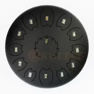 Fzone STD12I13N Black Steel Tongue Drum