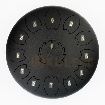 Fzone STD12I13N Black Steel Tongue Drum