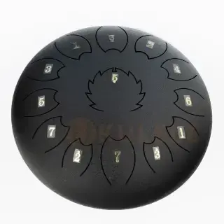 Fzone STD12I13N Black Steel Tongue Drum