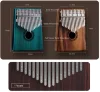 Калімба Hluru KG17 Mahogany Blue (17 нот, червоне дерево)