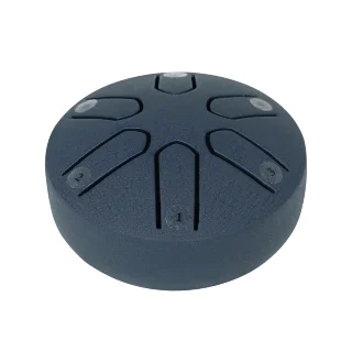 Overtone Steel Tongue Drum 3 Inch 6-Tone Navy Blue