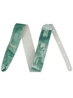 Fender Strap Tie Dye Leather Sage Green