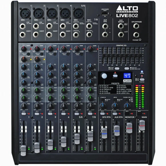 Микшерный пульт Alto Professional LIVE802