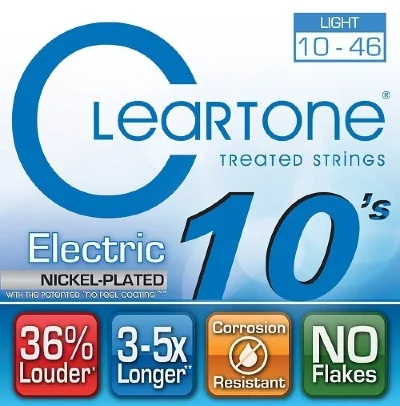 Струни Cleartone 9410 Electric Nickel-Plated Light 10-46