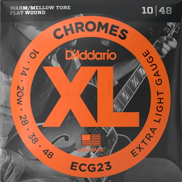 Струны D'Addario ECG23 XL Chromes Extra Light 10-48