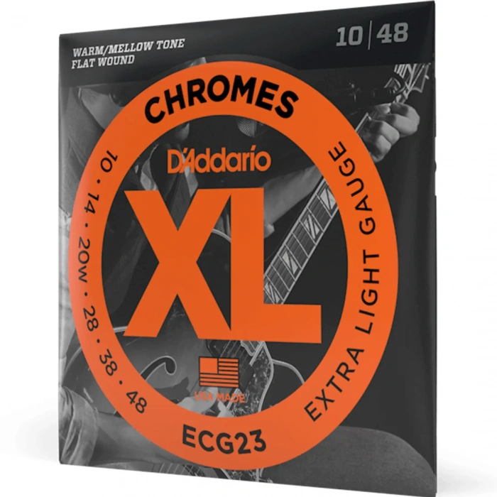D'Addario ECG23 XL Chromes Extra Light 10-48
