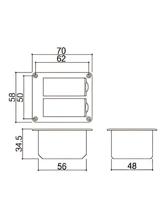 Gotoh BB-04W Dual Battery Box