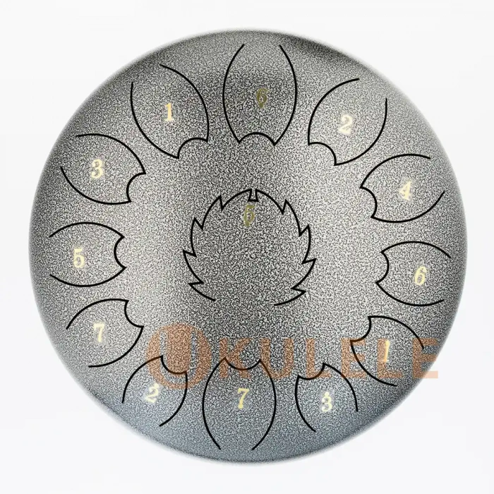 Глюкофон Глюкофон Fzone STD12I13N Gray Steel Tongue Drum