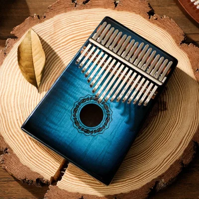 Калімба Hluru KG17 Maple Blue (17 нот, клен)