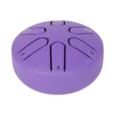 Глюкофон Overtone Steel Tongue Drum 3 Inch 6-Tone Purple