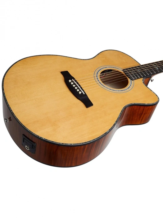 PRS SE A50E (Natural w/ Black Gold Burst)