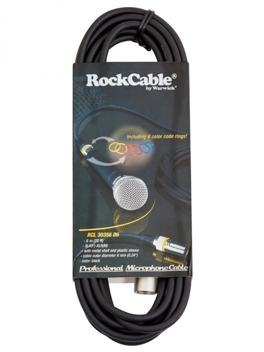 RockCable RCL30356 D6 Microphone Cable (6m)