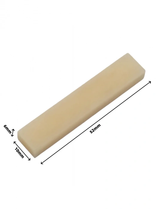Overtone Cow Bone Nut Blank (Natural)