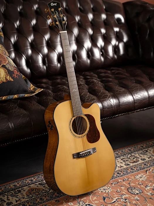 Електро-акустична гітара Електро-акустична гітара Cort Gold-DC6 (Natural)