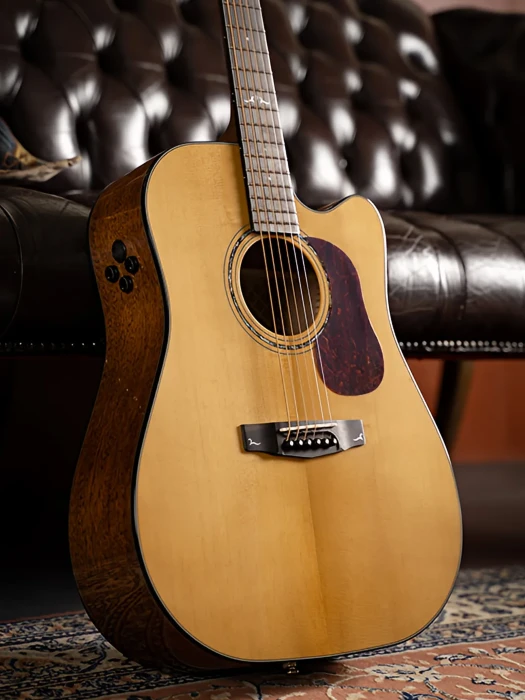Електро-акустична гітара Електро-акустична гітара Cort Gold-DC6 (Natural)