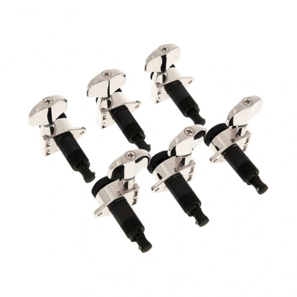 Кілки D'Addario PWAT-331L Auto-Trim Tuning Machines (3 Per side, Chrome) Кілки D'Addario PWAT-331L Auto-Trim Tuning Machines (3 Per side, Chrome)