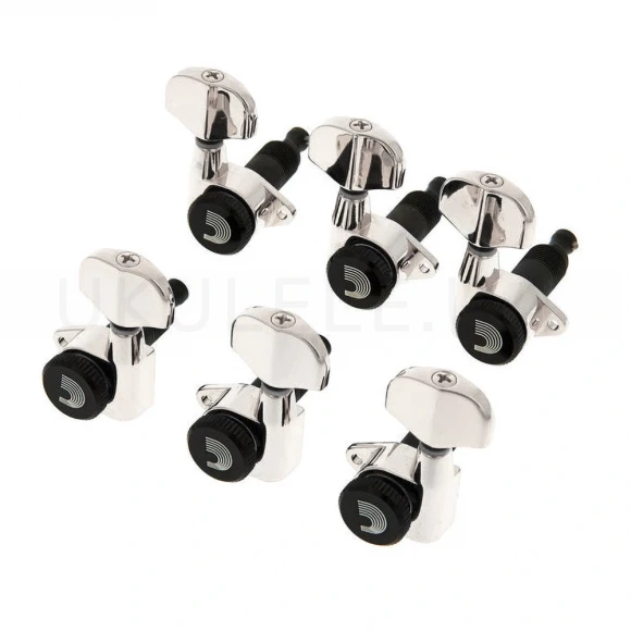 Колки D'Addario PWAT-331L Auto-Trim Tuning Machines (3 Per side, Chrome)
