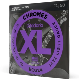 D'Addario ECG24 XL Chromes Jazz Light 11-50