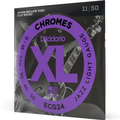 Струни D'Addario ECG24 XL Chromes Jazz Light 11-50