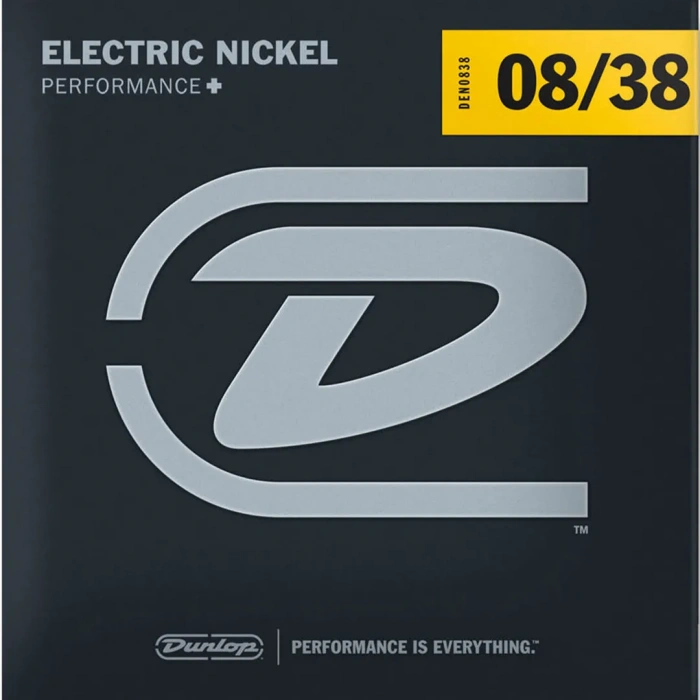 Dunlop DEN0838 Nickel Wound Electric Guitar Strings 08-38