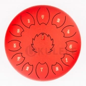 Fzone STD12I13N Red Steel Tongue Drum Fzone STD12I13N Red Steel Tongue Drum
