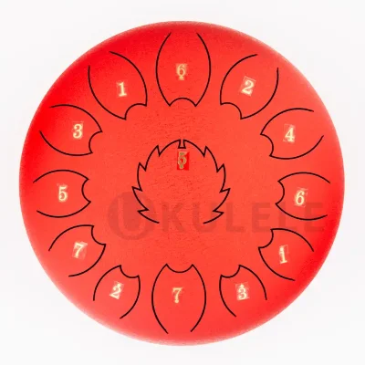 Глюкофон Fzone STD12I13N Red Steel Tongue Drum