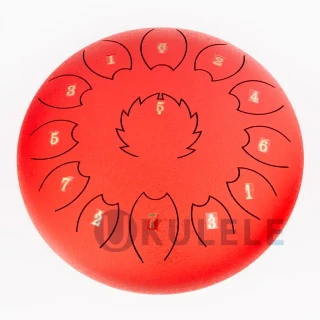 Fzone STD12I13N Red Steel Tongue Drum