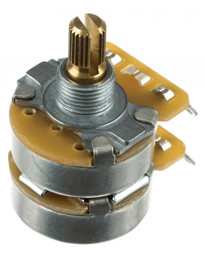 Потенціометр Fender Dual 500K/250K Split Shaft Potentiometer