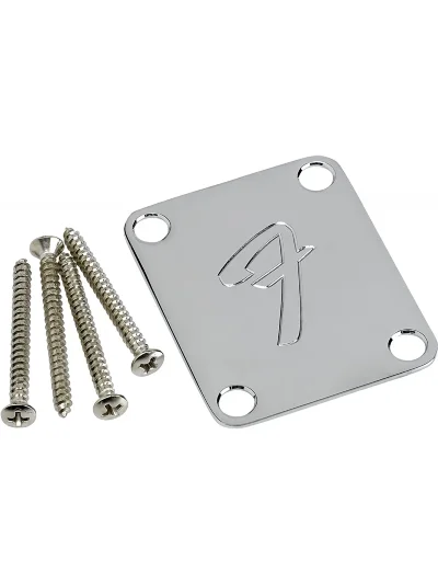 Планка Fender 4-Bolt Neck Plate Vintage-Style Chrome