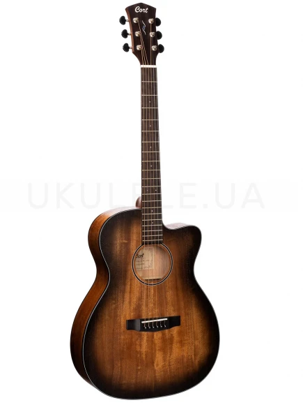 Электро-акустическая гитара Cort Core-OC Mahogany (Open Pore Black Burst)