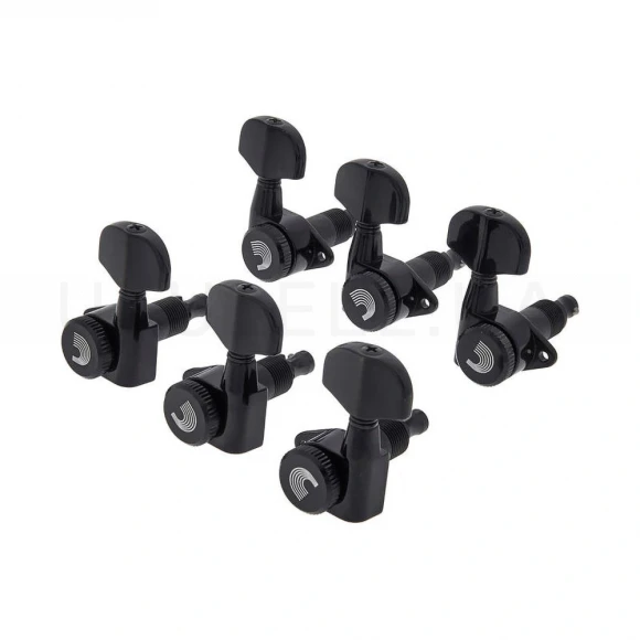 Колки D'Addario PWAT-332L Auto-Trim Tuning Machines (3 Per side, Black)