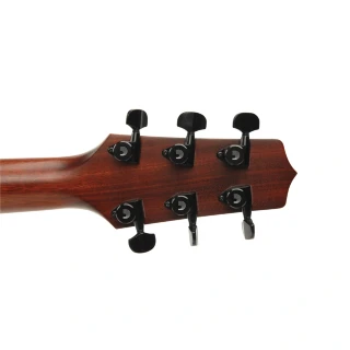 D'Addario PWAT-332L Auto-Trim Tuning Machines (3 Per side, Black)