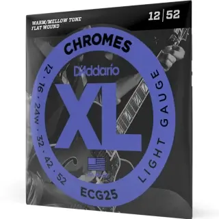 D'Addario ECG25 XL Chromes Light 12-52