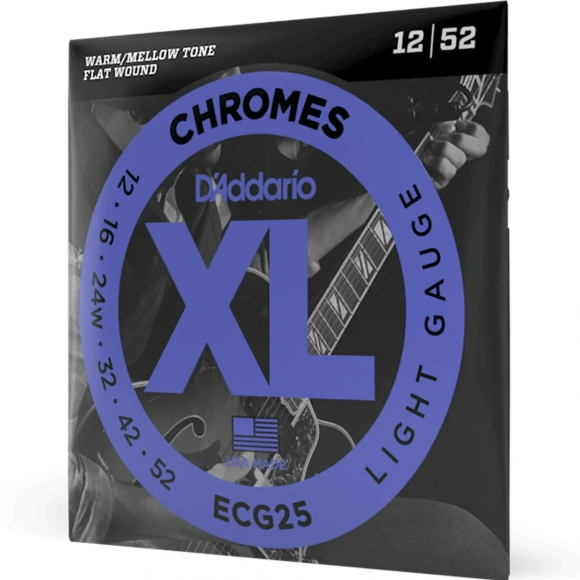 Струны D'Addario ECG25 XL Chromes Light 12-52 Струны D'Addario ECG25 XL Chromes Light 12-52