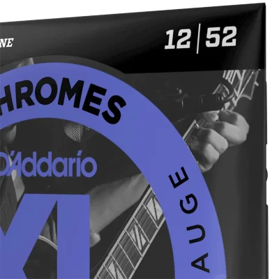 Струни D'Addario ECG25 XL Chromes Light 12-52