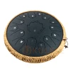 Глюкофон Hluru Huashu TWH15-14 Navy Blue 14" (36см) 15 нот Lotus Tongue Drum Carbon Steel